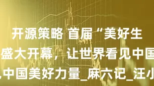 开源策略 首届“美好生活博览会”盛大开幕，让世界看见中国美好力量_麻六记_汪小菲_品牌