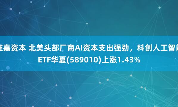 维嘉资本 北美头部厂商AI资本支出强劲，科创人工智能ETF华夏(589010)上涨1.43%